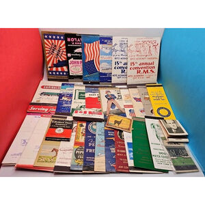 Lot Of 41 Vintage Match Books Matches Land, Air & Sea, Politics USA Canada